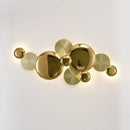 Modern gold nordic led wall lamp living room spherical sconce