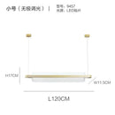 Modern gold nordic linear island lamp dining room led pendant