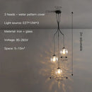 Modern gold nordic pendant light – dining room cascading chandelier