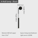 DecorBites™ Copper Bedroom Chandelier & Modern Bar Spot Light Wall Sconce Set
