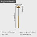 DecorBites™ Copper Bedroom Chandelier & Modern Bar Spot Light Wall Sconce Set
