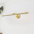 Gold Pipe Vanity Light