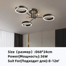 Modern gold plated luxury chandelier living room crystal light ring