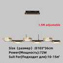 Modern gold plated luxury chandelier living room crystal light ring