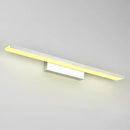 Modern gold rectangular led vanity sconce bathroom wall light