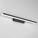 Modern gold rectangular led vanity sconce bathroom wall light