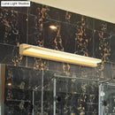 Modern gold rectangular led wall sconce bedroom acrylic shade