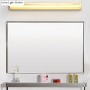 Modern gold rectangular led wall sconce bedroom acrylic shade