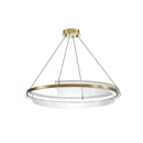 Modern gold ring chandelier dining room pendant light