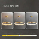 Modern gold ring chandelier dining room pendant light