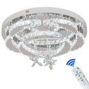 Modern gold ring crystal drop chandelier dining room bee pendant