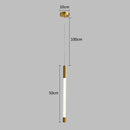 Modern gold ring pendant lights dining room minimalist led fixture