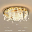 Modern gold ripple led ceiling chandeliers for luxury dining room