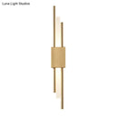 Modern gold rod led wall light stairway sconce 110v-120v