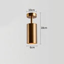 Modern gold rotating led spotlights dining room pendant light