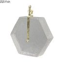 Modern gold runner crystal sculpture abstract statue living room decor