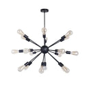 Modern gold satellite pendant light living room starburst chandelier