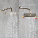 Modern gold shower faucet bathroom rainfall head and hand sprayer