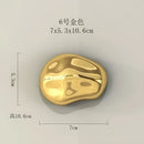 Modern gold & silver 3d stone wall ornaments living room decor