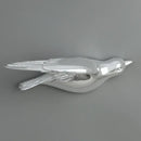 Modern gold & silver bird resin statue wall decor – children's room
