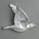 Modern gold & silver bird resin statue wall decor – children's room