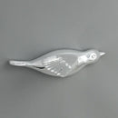 Modern gold & silver bird resin statue wall decor – children's room