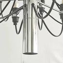 Modern gold & silver chandelier 50 light living room pendant