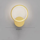 Modern gold & silver crystal wall lamp bedroom sconce