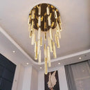 Modern gold & silver decorbites crystal chandelier dining room light