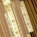 Modern gold & silver decorbites crystal chandelier dining room light