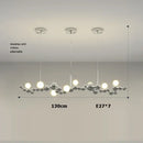 Modern gold & silver dimmable led hanging pendant light dining room