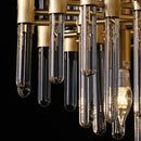 Modern gold & silver e14 led crystal pendant lights dining room