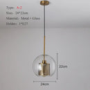 Modern gold & silver honeycomb glass pendant light kitchen fixture