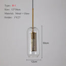 Modern gold & silver honeycomb glass pendant light kitchen fixture