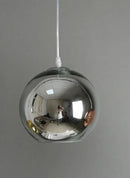 Modern gold silver & rose gold glass bubble ball pendant lights kitchen