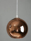 Modern gold silver & rose gold glass bubble ball pendant lights kitchen