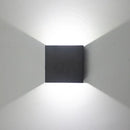 Modern gold & silver square wall lamps for bedroom