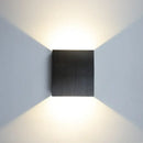 Modern gold & silver square wall lamps for bedroom