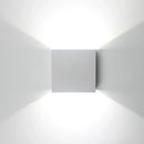 Modern gold & silver square wall lamps for bedroom