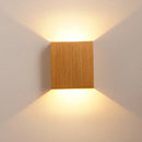Modern gold & silver square wall lamps for bedroom