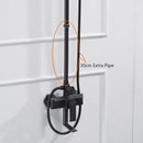 Modern gold solid brass shower extension tube arm bathroom accessory