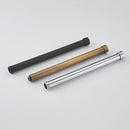 Modern gold solid brass shower extension tube arm bathroom accessory