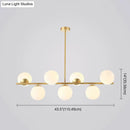 Modern gold spherical island ceiling light dining room pendant lighting