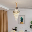 Modern gold spiral decorbites crystal chandelier staircase pendant light