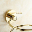 Modern gold spiral hair dryer holder bathroom anti rust rack