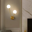 Modern gold starburst ball glass ceiling light for living room
