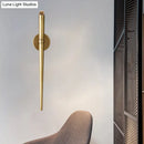 Modern gold tapered crystal led wall lamp for living room lighting
