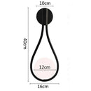 Modern gold teardrop glass ball pendant lights kitchen decor