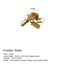 Modern gold three light adjustable gu10 led ceiling lights kitchen