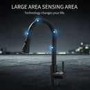 Modern gold touch control sink tap kitchen faucet